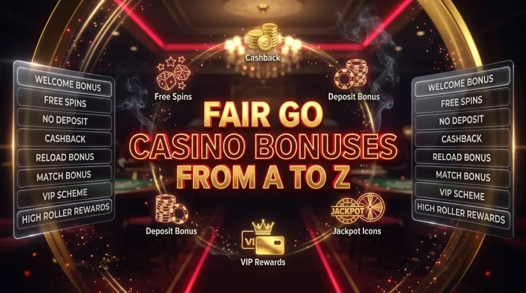 Fair Go Casino Bonuses from A to Z
